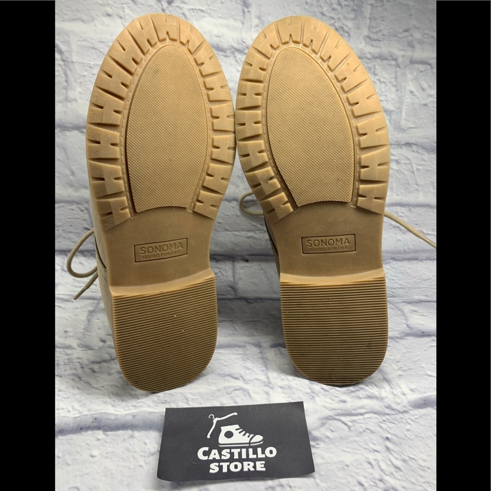 New Sonoma ankle Suede Boots snow 7.5 - Picture 6 of 6